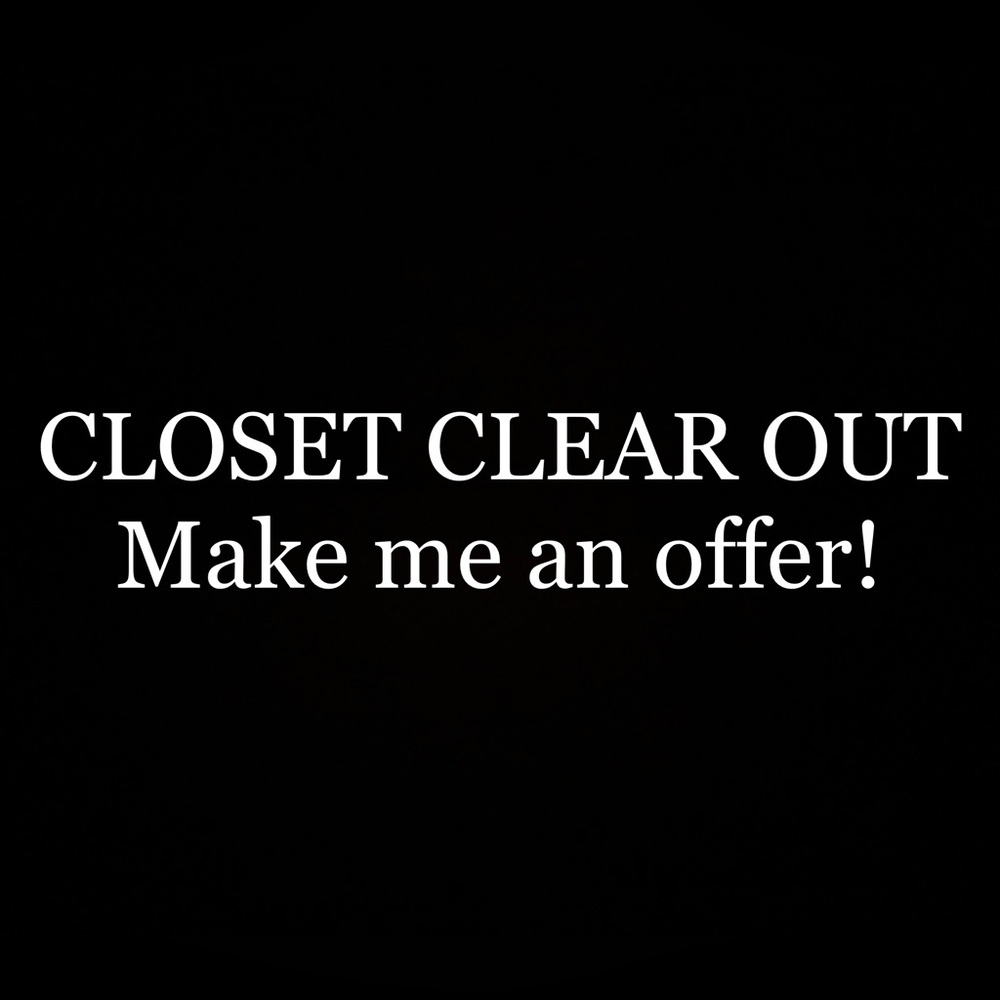 CLOSET CLEAR OUT ✨ MAKE ME AN OFFER!